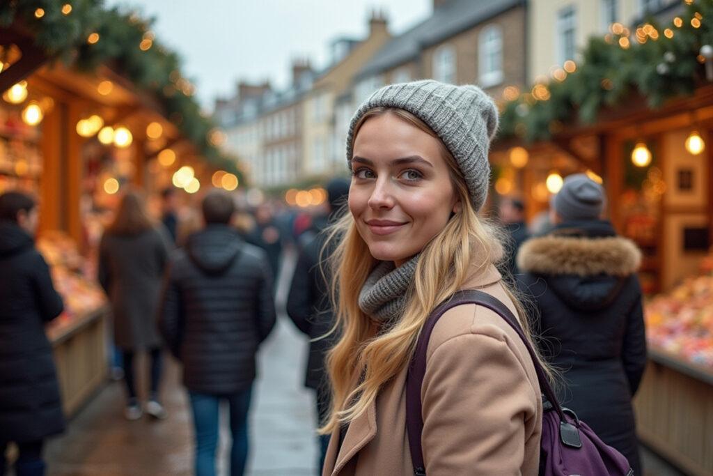 Totnes Christmas market festive event