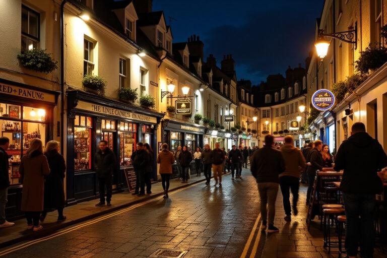 Totnes nightlife pubs and bars evening scene